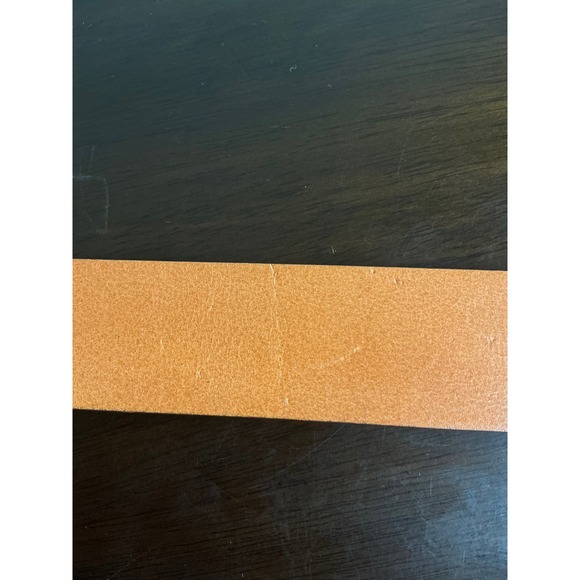 Volpi Concerie Belt Men's 37/38 Leather Belt Italian Saddle Leather Casual Dress - Picture 5 of 8